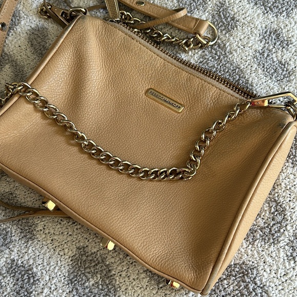 Rebecca Minkoff mini nude crossbody with chain strap - Picture 4 of 6